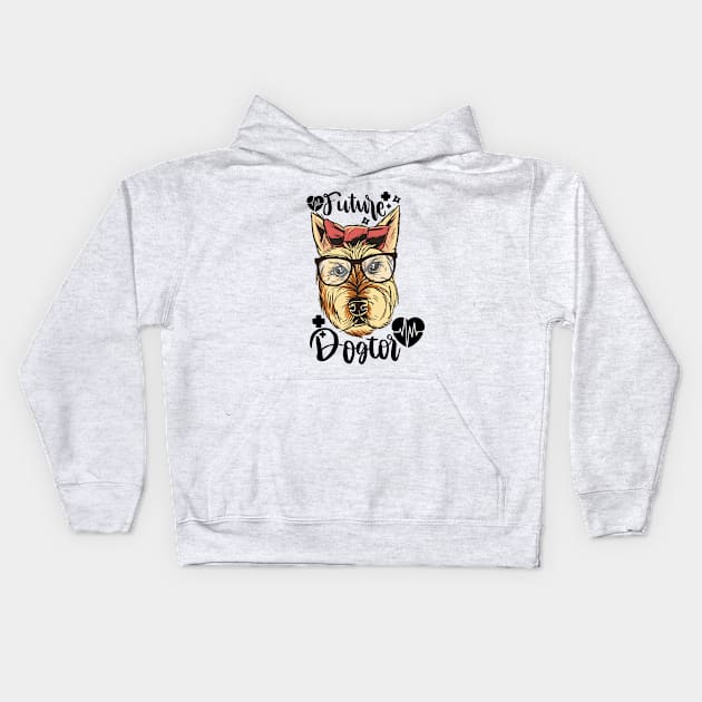 Dogtor Kids Hoodie by ArtRoute02